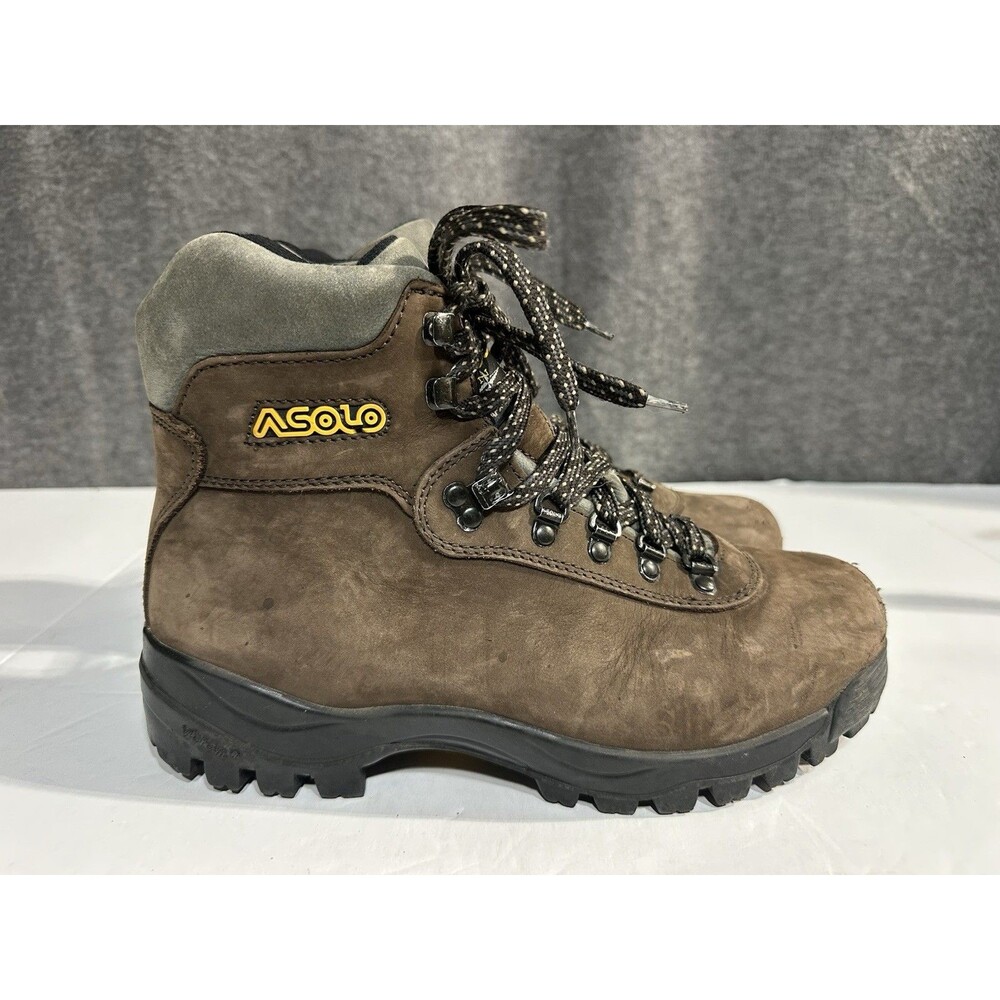 Asolo Vintage Leather Hiking Boots AFX 535 Women’s Size US 9.5 Vibram Soles